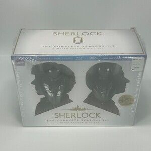 Sherlock Seasons 1-3 Limited Edition W Benedict Cumberbatch Sherlock Blu-ray+DVD